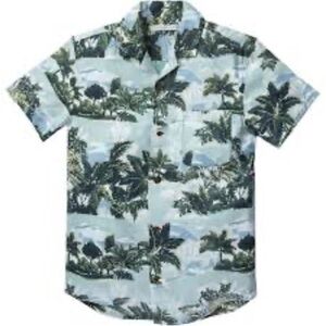 Outerknown BBQ Shirt Tropical Organic Cotton Hemp Shirt Size M